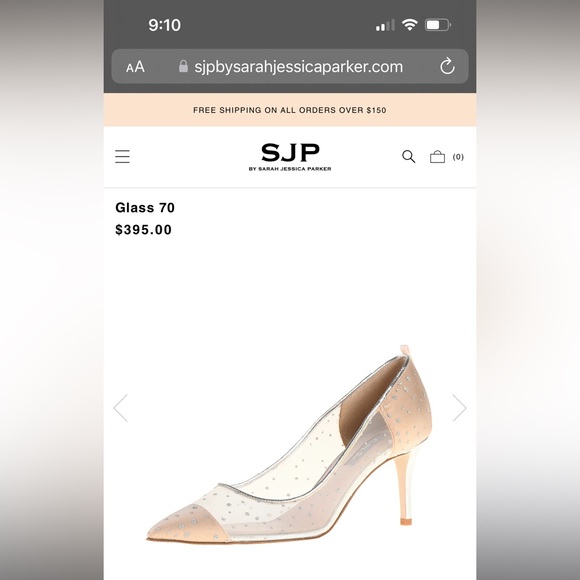 SJP handmade in Italy ‘Glass’ pumps size 7.5 - Picture 6 of 7